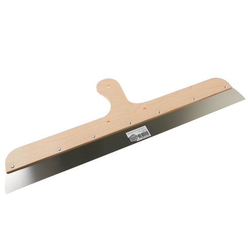 Spackmes 60cm, Laag model, RVS, Houtgreep, 0,4mm