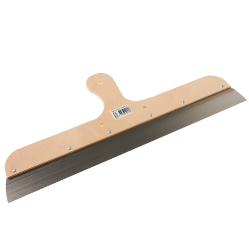 Spackmes 50cm, Laag model, Normaal Staal, Hout, 0,4mm