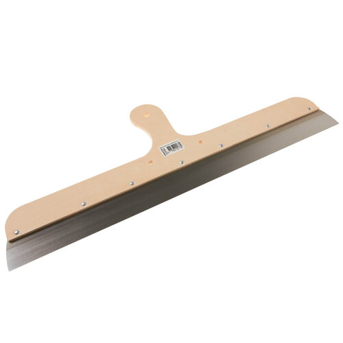 Spackmes 60cm, Laag model, Normaal Staal, Houtgreep, 0,4mm