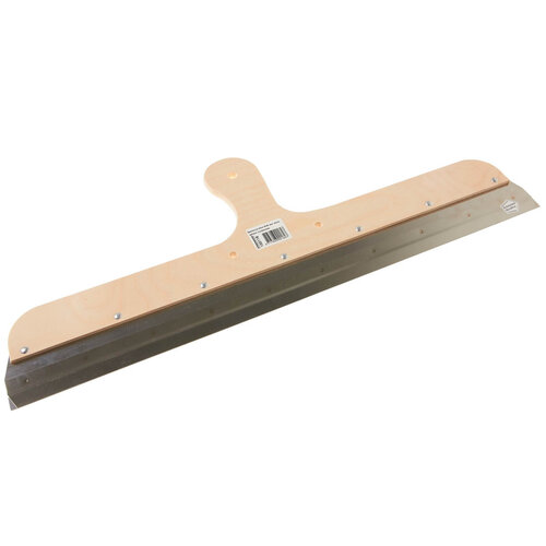 Spackmes 55cm, RVS, voor verwisselbare lijmkammen, Houtgreep