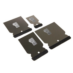 Japanse Spackmessen, RVS (4-delig)