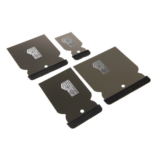 Japanse Spackmessen, RVS (4-delig)