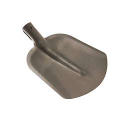 Schop (bats) 265x220mm, Type OO, Staal, Zonder schopsteel