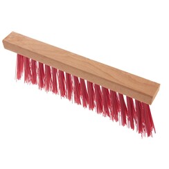 Voegbezem 280mm, Rode Kunstvezel 2 rijen