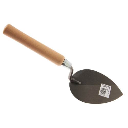 Tegelzetterstroffel 160mm, Normaal Staal, Houtgreep