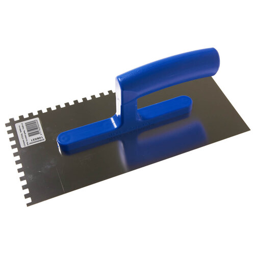 Lijmspaan 280x130mm, 6x6x6mm 2-zijdig, RVS, Kunststof greep