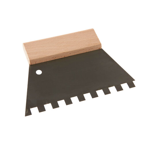 Lijmkam Trapezium 10x10mm. 180 mm. breed