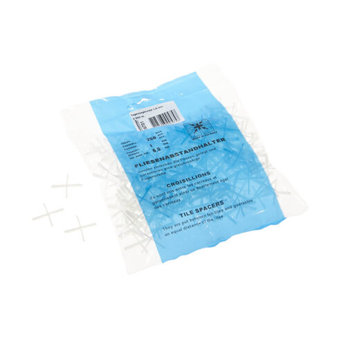 Tegelvoegkruisje 1,0mm (250 st)