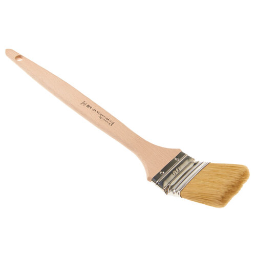 Radiatorkwast 2,5 duims, Dubbeldik Professioneel, Houten steel