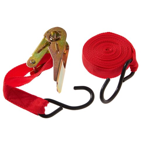 Spanband met Ratel en haken 25mm, 5m (DHZ)