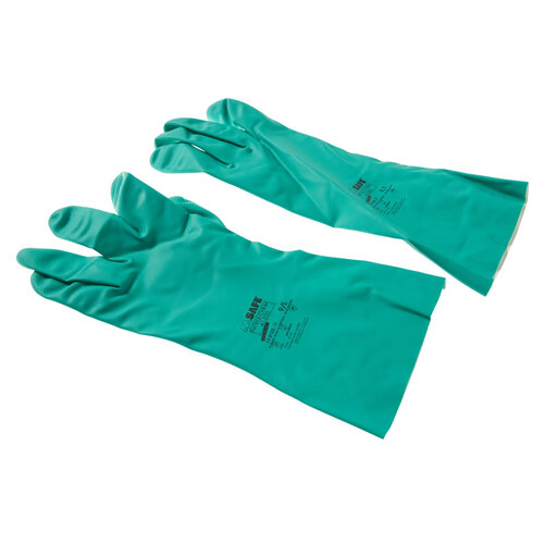 Werkhandschoen groen, Maat 9, (Voegers)