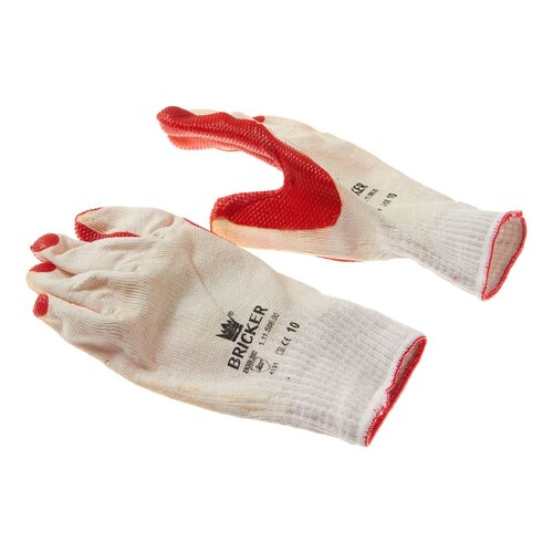 Handschoen oranje, Maat 10, (Stratenmakers)