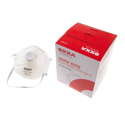 OXXA OXXA, Stofmasker FFP-2 met Ventiel, (doos 10st)