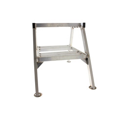 Trapje voor stukadoor 2 treeds, Aluminium, 2-zijdig oploopbaar