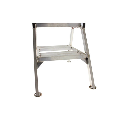 Trapje voor stukadoor 2 treeds, Aluminium, 2-zijdig oploopbaar