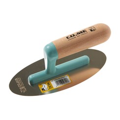 COME, Spaan 200x80x0,3mm Ovaal Mini, Lightflex Trowel, Houtgreep