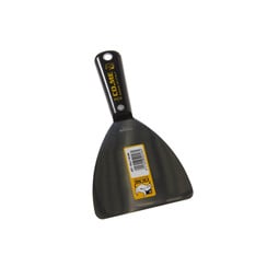 COME, Plamuurmes 100mm, RVS, afgeronde hoeken