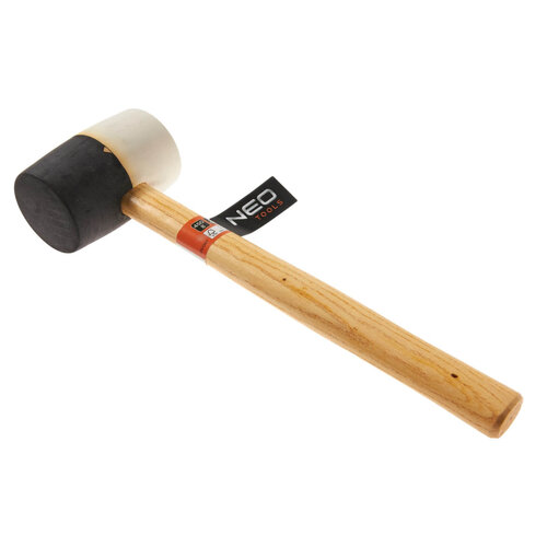 NEO NEO, Rubber hamer 450g, Zwart/Wit