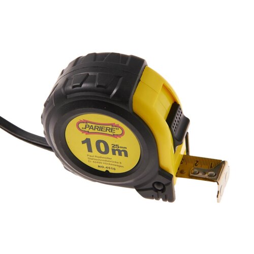 Rolbandmaat (P) B=25 mm. Lengte 10 mtr. (OUTLET)