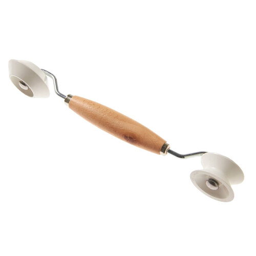 Hoekenroller Inw. & Uitwendig Houtgrip