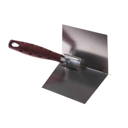 DOORDAGT DOORDAGT Hoektroffel RVS met snijpunt 125 x 100 mm. voor gips