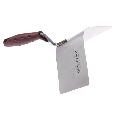 DOORDAGT DOORDAGT, Hoektroffel 90x120mm, RVS, Uitwendig Buigbaar, Softgreep