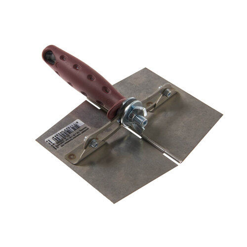 DOORDAGT DOORDAGT, Hoektroffel 130x80x80mm Verstelbaar, RVS, Inwendig Lepehoek, Softgreep