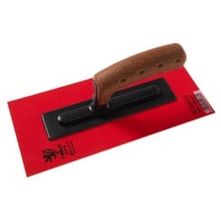 NELA, Plasticspaan 280x130mm, Rode zool, Kurkgreep