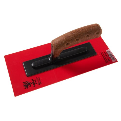NELA NELA Plasticspaan 280 x 130 mm. Rood KURK handgreep met rode zool