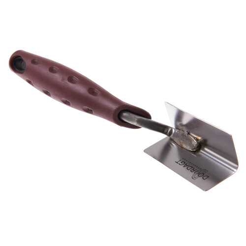 DOORDAGT DOORDAGT, Hoektroffel 30x80mm, Inwendig dubbeltjesformaat, RVS, Softgreep