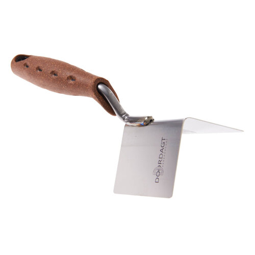 DOORDAGT DOORDAGT, Hoektroffel 60x80mm, Uitwendig dubbeltjesformaat, RVS, Kurkgreep