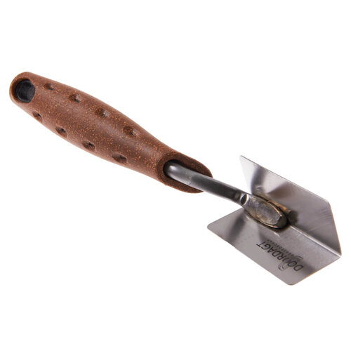 DOORDAGT DOORDAGT, Hoektroffel 30x80mm, Inwendig scherp, RVS, Kurkgreep