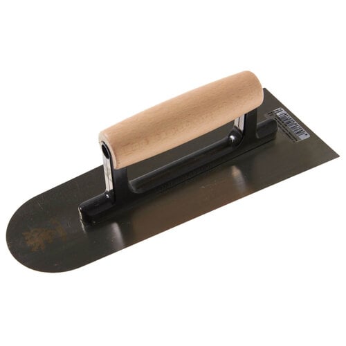 NELA NELA, Vloerspaan 280x110/80x1,0mm, Belgisch model, Ronde neus, Normaal Staal, Houtgreep