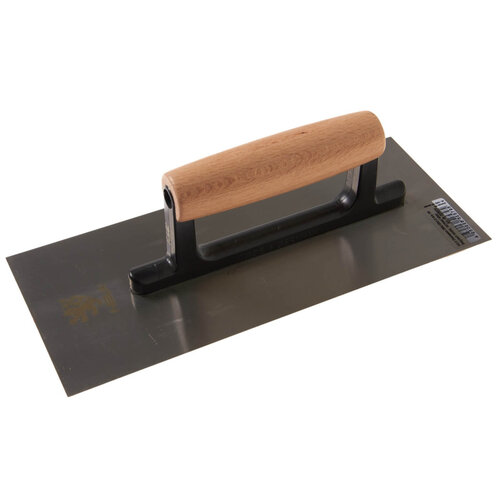 NELA NELA, Vloerspaan 280x120x1,0mm, Recht model, Normaal Staal, Houtgreep