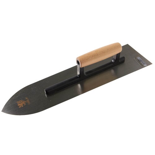 NELA NELA, Vloerspaan 450x120/100x1,0mm, Spits model, Normaal Staal, Houtgreep