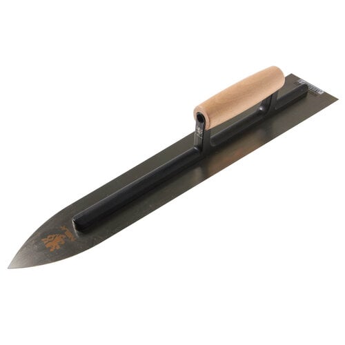 NELA NELA, Vloerspaan 500x90/70x1,0mm, Lange Arend, Spits model, Normaal Staal, Houtgreep