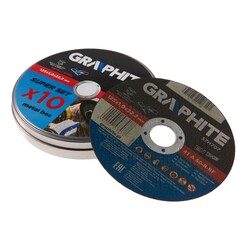 Doorslijpschijf 125mm voor metaal, 22x1,0mm (per 10st)