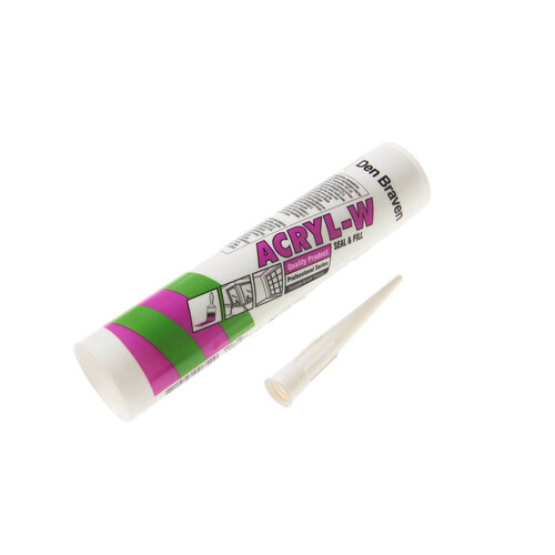 Den Braven Acrylaatkit Acryl-W WIT 310 ml.