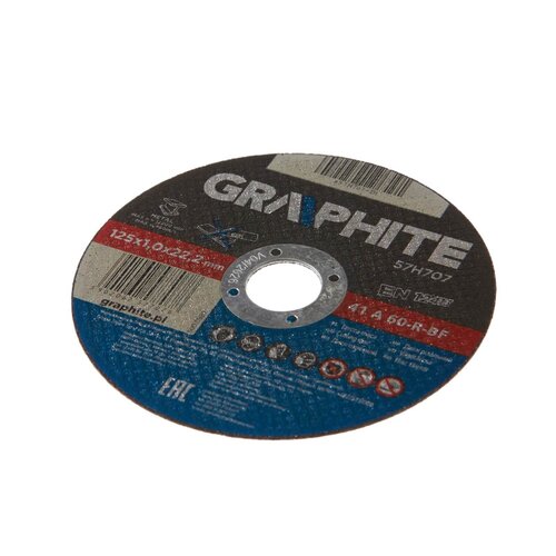 NEO Doorslijpschijf 125mm voor metaal, 22x1,0mm (per stuk)