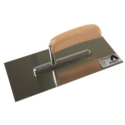 Pleisterspaan 270x128mm, DHZ, RVS, 0,7mm, Houtgreep