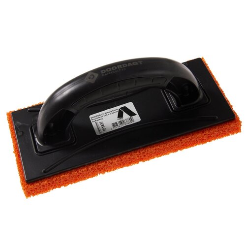 DOORDAGT DOORDAGT, Schuurbord 235x110mm, Rood/Grof, Softgreep