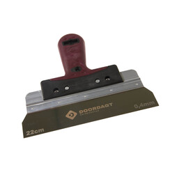 DOORDAGT, Spackmes 22cm, RVS, Softgreep, 0,4mm