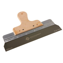 DOORDAGT, Spackmes 28cm, RVS, Eco-Houtgreep, 0,4mm