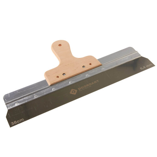 DOORDAGT DOORDAGT, Spackmes 38cm, RVS, Eco-Houtgreep, 0,4mm