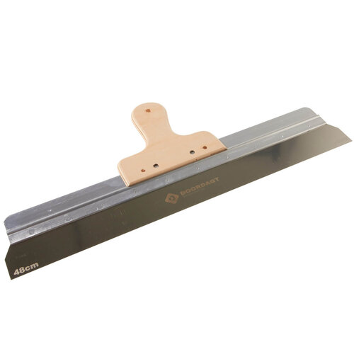 DOORDAGT DOORDAGT, Spackmes 48cm, RVS, Eco-Houtgreep, 0,4mm
