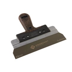 DOORDAGT, Spackmes 22cm, RVS, Vintage Eco-ledergreep, 0,4mm