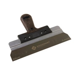 DOORDAGT, Spackmes 25cm, RVS, Vintage Eco-ledergreep, 0,4mm