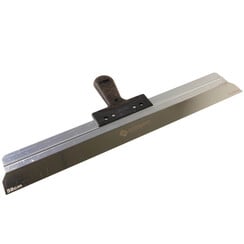 DOORDAGT, Spackmes 58cm, RVS, Vintage Eco-ledergreep, 0,4mm