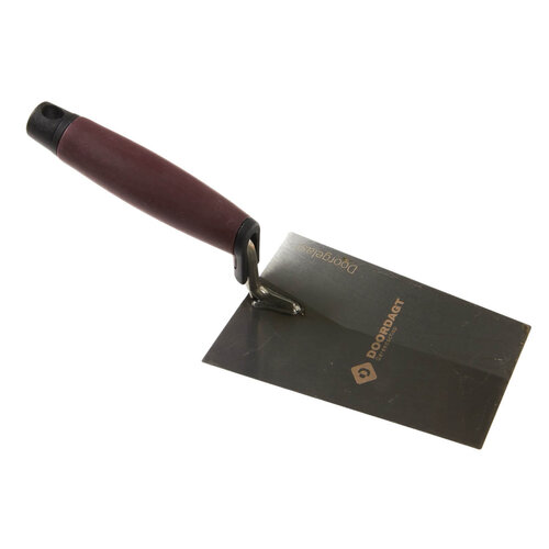 DOORDAGT DOORDAGT, Stukadoorstroffel Recht Doorgelast, RVS, Softgreep