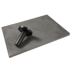 Spaarbord PVC 42 x 35 cm. SCHUIN handvat